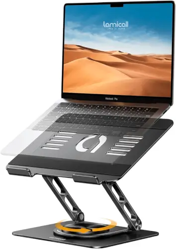 מעמד מתכוונן למחשב נייד עם סיבוב 360 מעלות STDL04 Lamicall