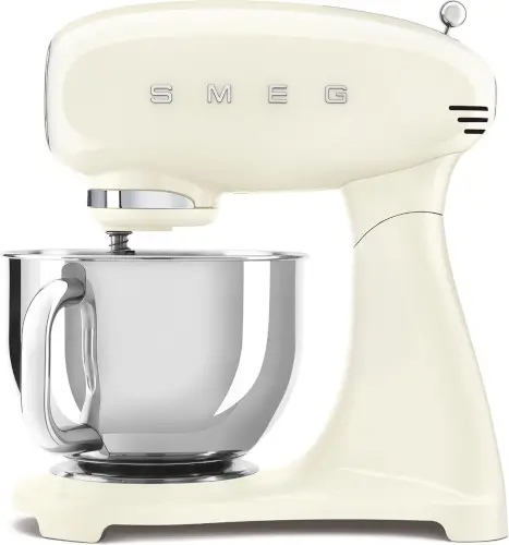 מיקסר עומד 800W 4.8L סגנון שנות החמישים SMF05CREU - שמנת Smeg
