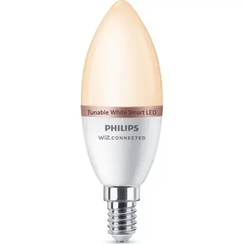 זוג נורות חכמות Smart LED C37 Bulb E14 Base Philips