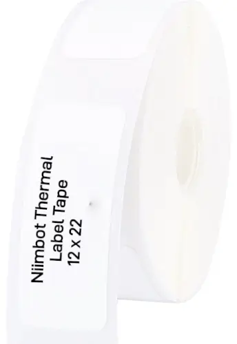 מדבקות לבנות 12x24 מ"מ NIIMBOT