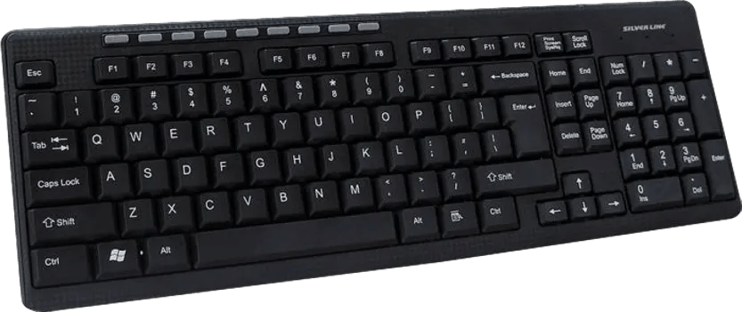 מקלדת חוטית MM-818HEA Silver Line