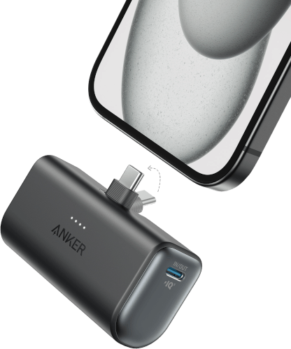 סוללת גיבוי Nano 5000mAh 22.5W - שחור Anker