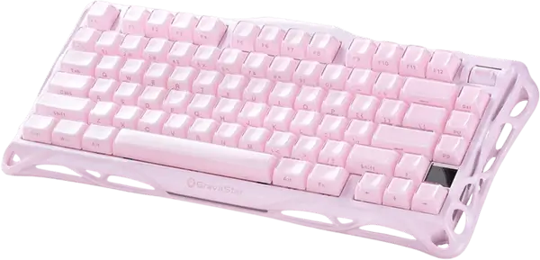 מקלדת גיימינג מכנית אלחוטית Mercury K1 - Gradient Black GravaStar