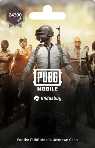 כסף וירטואלי Unknown Cash - 24300 Value PUBG Mobile