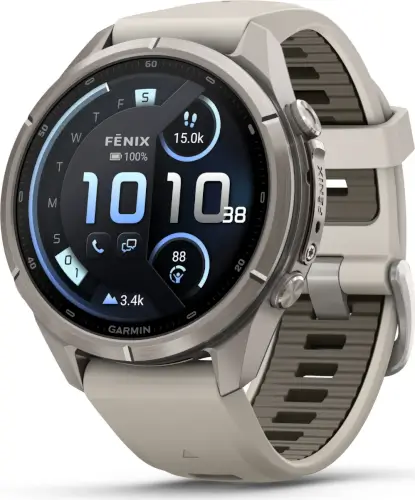 שעון ספורט חכם 43 מ"מ Fenix 9 Pro אפור ערפל LTE גרמין - Garmin