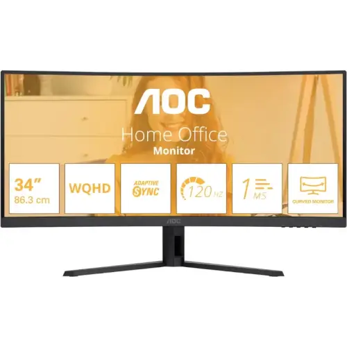 מסך מחשב קעור "34 CU34B3E AOC