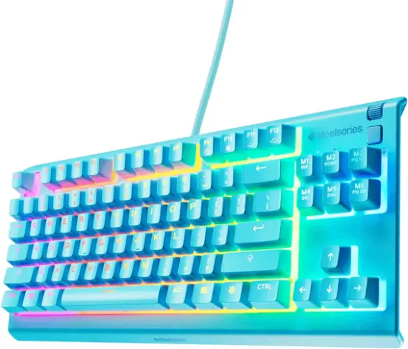 מקלדת גיימינג Steelseries Apex 3 TKL - אקווה