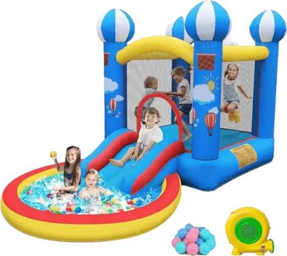 מתקן מתנפח לגינה- טירת הכדורים MJ68 MIRAJUMP