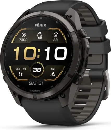שעון ספורט חכם 51 מ"מ Fenix 9 Pro טיטניום פחם שחור/אפור גרמין - Garmin