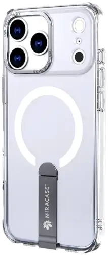 חיפוי לסמארטפון MIRASTAND שקוף iPhone 17 Pro Max Miracase
