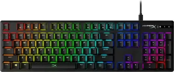 מקלדת Alloy Origins Aqua HyperX