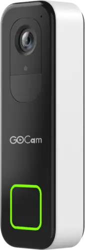 פעמון דלת חכם עם מצלמת אבטחה GCD4B 2K GOcam
