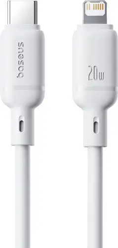 כבל טעינה מהירה Silky Series Type-C to Lightning 20W מטר Baseus