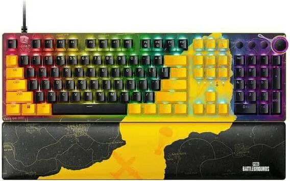 מקלדת גיימינג אלחוטית Huntsman v2 PUBG Edition Razer