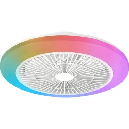 מאוורר תקרה עם תאורת LED צבעונית Amigo ‎42W Philips