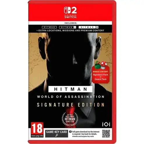 HITMAN World of Assassination Signature Edition ל-Nintendo Switch 2 Nintendo Switch
