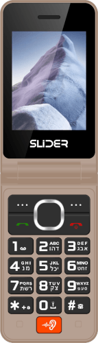טלפון למבוגרים W80 - זהוב SLIDER