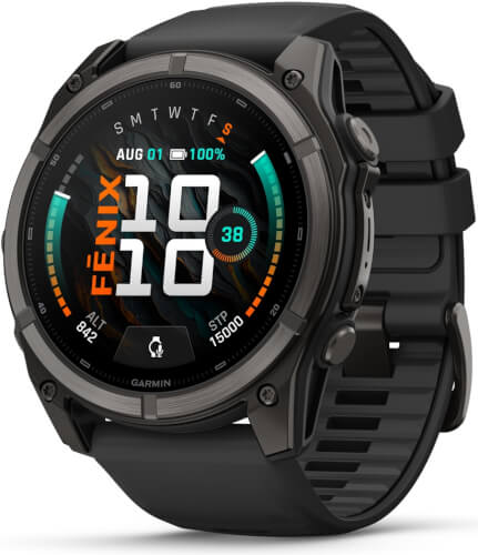 שעון ספורט חכם 51 מ"מ Fenix 9 אפור גרמין - Garmin