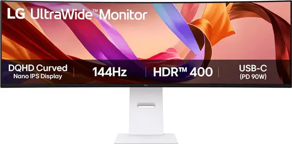 מסך מחשב קעור "49 49U950A-W LG