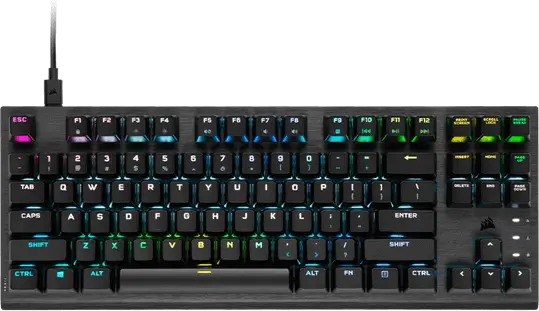 מקלדת מכאנית - אופטית K60 PRO TKL RGB Corsair