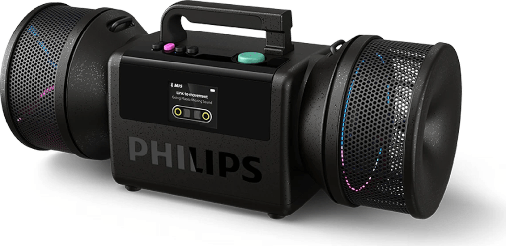 רמקול אלחוטי נייד The Tube - שחור Philips