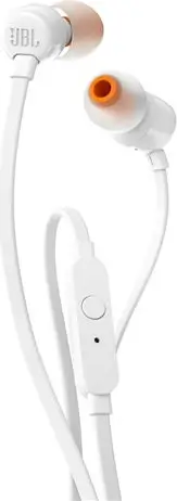 אוזניות חוטיות Tune 160 JBL - לבן