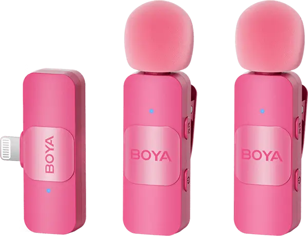 סט 2 מיקרופונים אלחוטיים BY-V2 V2.0 Lightning BOYA