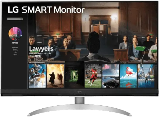 מסך חכם "31.5 MyView 32SQ700S-W 4K LG