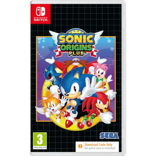 Sonic Origins Plus Code in box ל-Nintendo Switch Nintendo Switch