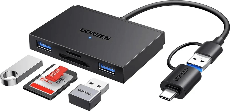 קורא כרטיסים 4 ב-1 CM812 UGREEN