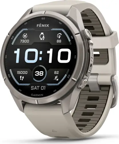 שעון ספורט חכם 43 מ"מ Fenix 9 Pro אפור ערפל גרמין - Garmin