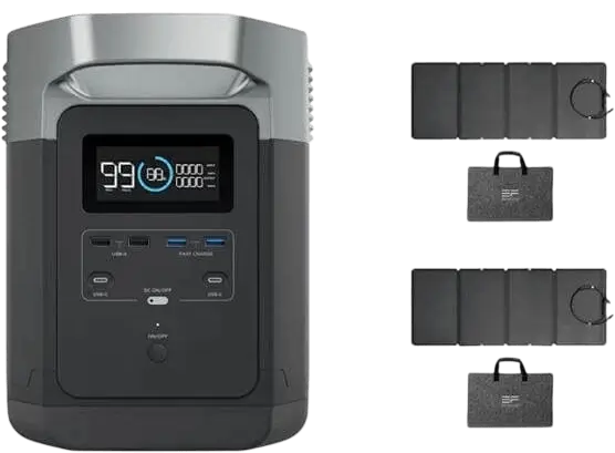 מערכת סולארית היברידית DELTA1300320 HYBRID SYSTEM ECOFLOW