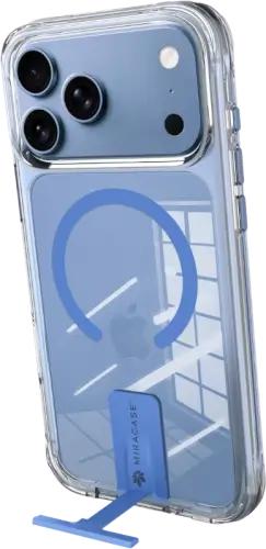 חיפוי לסמארטפון MIRAKICK כחול שקוף iPhone 18 Pro Max Miracase