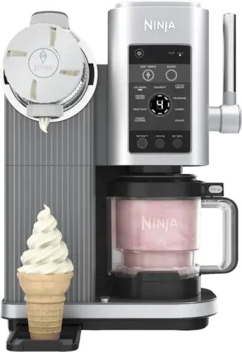 מכונת גלידה וגלידה אמריקאית NC701 CREAMi Spoon & Spin Ninja