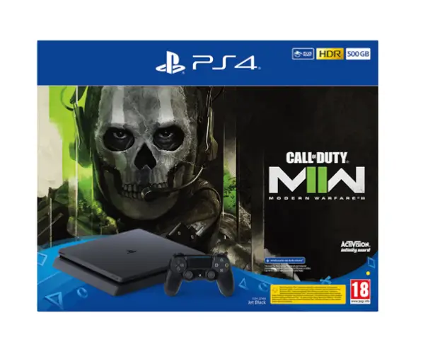 קונסולת Playstation 4 Slim 500GB משחק נוסף בהפתעה מתנה + Modern Warfare 2 Sony