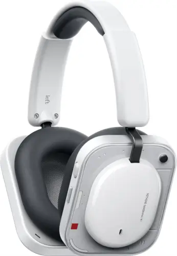 אוזניות אלחוטיות עם ביטול רעשים אקטיבי Headphone (a) - לבן Nothing