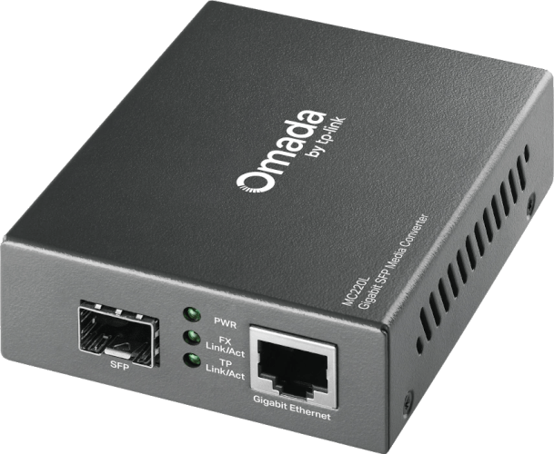 ממיר מדיה אופטי Omada MC220L TP-Link