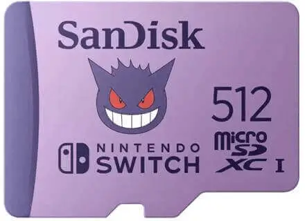 כרטיס זכרון Ultra Micro SD 512GB Nintendo Pokémon Sandisk