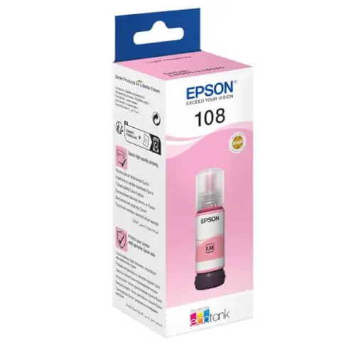 בקבוק דיו 108 EcoTank Light Cyan bottle  Epson 