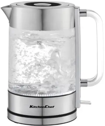 קומקום זכוכית חשמלי 1.7 ליטר 5231 Kitchen Chef