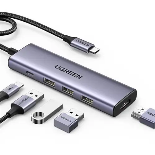 תחנת עגינה 5 ב - 1 100W PD 4K 30Hz HDMI UGREEN