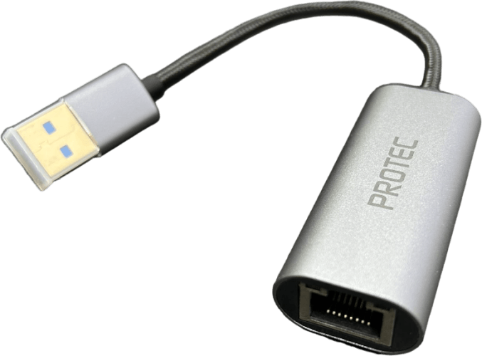 מתאם USB 3.0 לחיבור רשת RJ45 DM296 PROTEC