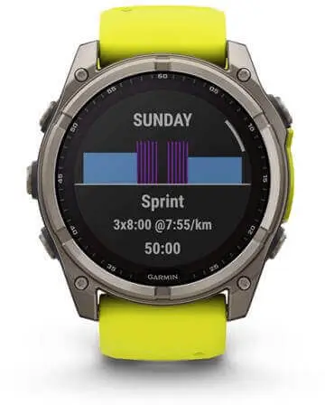 שעון חכם Fenix 8 Saphire Solar 47mm גרמין - Garmin