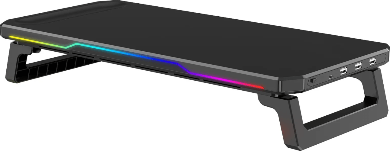 סטנד לצג מחשב מתקפל עם תאורת RGB DM503 PROTEC