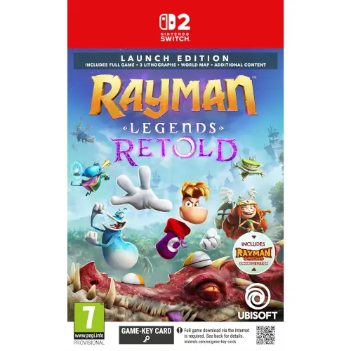 Rayman Legends Retold - Launch Edition עבור Nintendo Switch 2 Nintendo Switch
