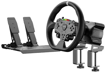סט הגה ודוושות למרוצי סימולטור למחשב MOZA R3 Bundle for PC Moza