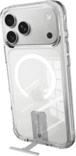 חיפוי לסמארטפון MIRAKICK אפור שקוף iPhone 18 Pro Miracase