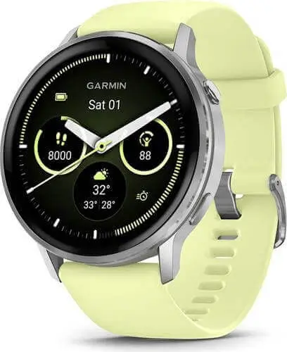 שעון חכם 45 מ"מ Venu 4 Gray + Citron גרמין - Garmin