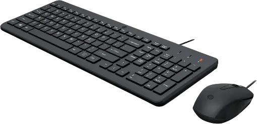 סט מקלדת ועכבר חוטיים HP 150 Combo