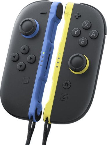 זוג בקרי ימין ושמאל צבע כחול/צהוב Joy-Con Nintendo Switch 2 Nintendo Switch